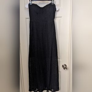 Black Strapless Dress